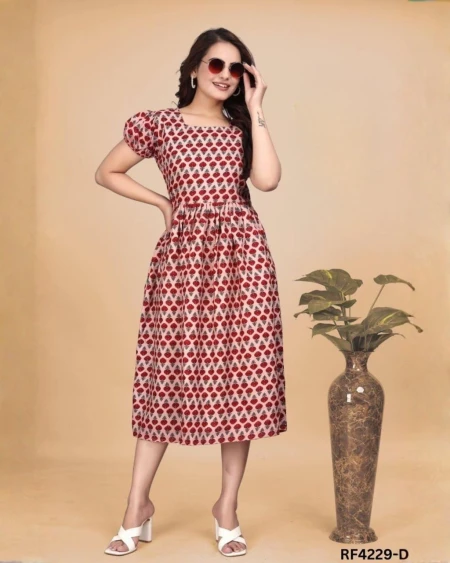 Beautiful One Piece Cotton Dress for Women