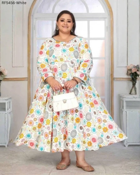 Premium Rayon Top Gown Comfortable Ethnic Wear!