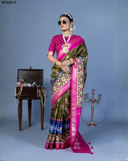 P.V Silk Saree in Stunning Solid Elegance!