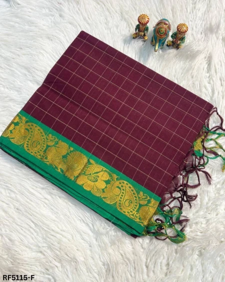 Pure Cotton Silk Saree with Elegant Zari Weaving Border!