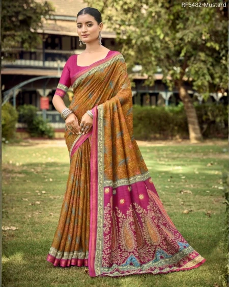 Mul Mul Cotton Digital Print Soft Saree!