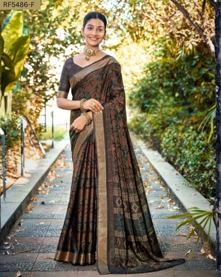 Cotton Digital Print Saree Comfortable Daily Wear for Women!