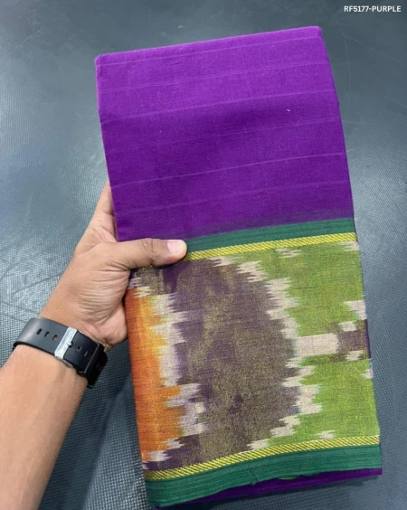 Premium Southa Cotton Silk Saree-Elegant & Lightweight!