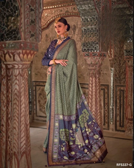 Authentic Bandhni Elegance in Premium PV Silk!