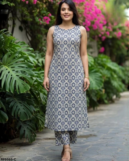 Flex Cotton Printed Kurti Set Daily Wear for Women!