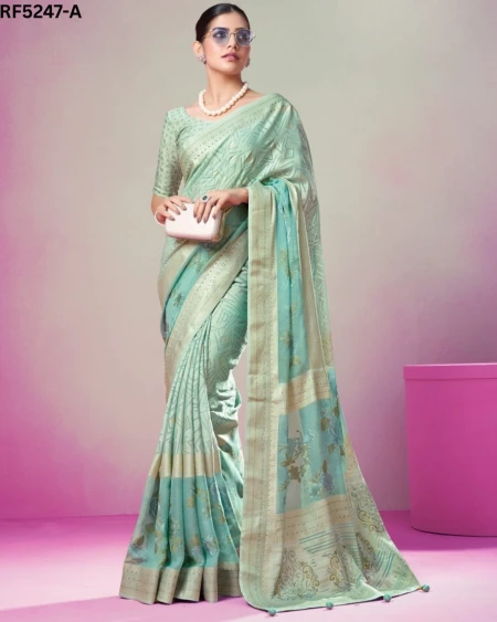 Drape Yourself in Luxury – Burnout Designer Georgette Saree!