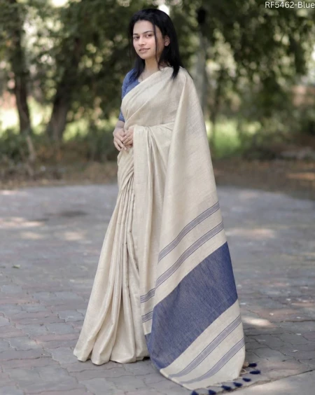 Pure Mysore Silk Soft Linen Elegant Saree!