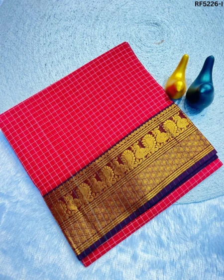 Premium South Cotton Silk Saree-Elegant & Lightweight!