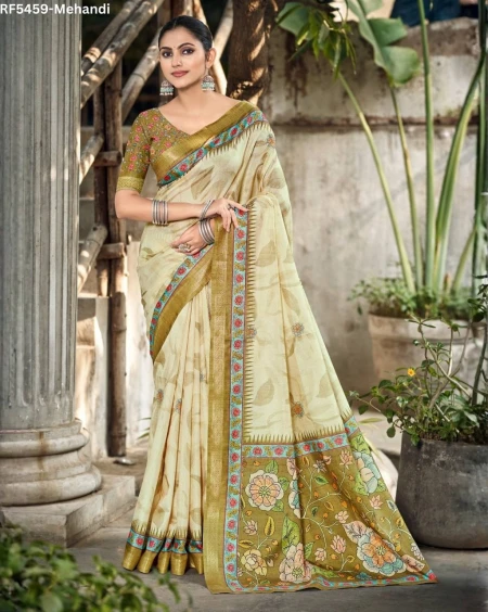 Soft Cotton Printed Comfortable Daily Wear Saree!