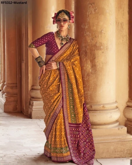 Classic Charm – P.V Silk Saree in Stunning Solid Elegance!