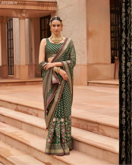 Sheer Elegance – Braso Weaving Saree with Timeless Charm!