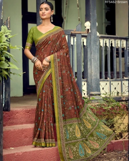 Mul Mul Cotton Digital Print Soft Saree!