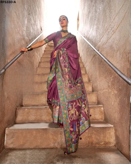 Pure Elegance in Every Drape – Classic P.V Silk Saree!