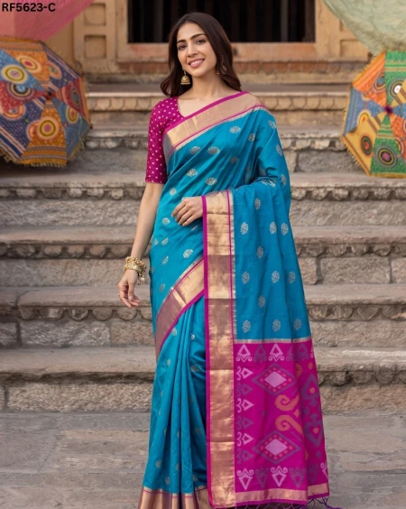 Soft Blend Silk Saree Elegant Lightweight Party & Festive Wear
