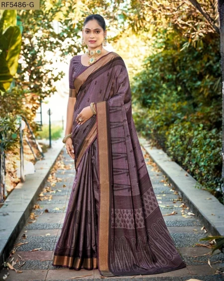 Cotton Digital Print Saree Comfortable Daily Wear for Women!