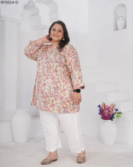 Rayon Slub Printed Kurti Casual Daily Wear Stylish Kurti!