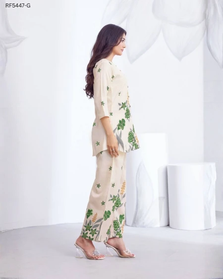 Cotton Printed Co-ord Set Elegant Ethnic Wear!
