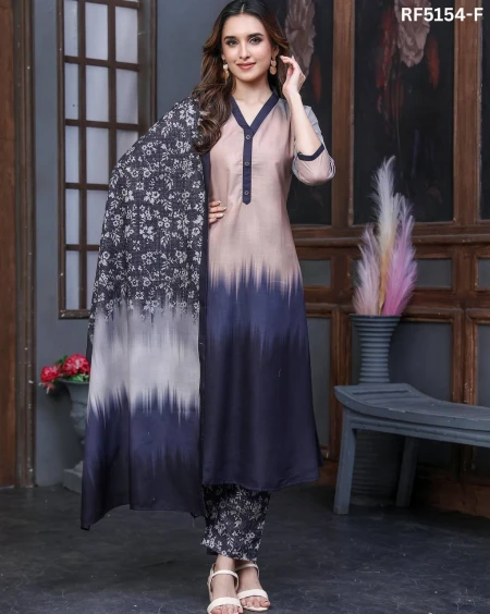 Premium Cotton Blend Printed Kurti Set for Elegant Look!