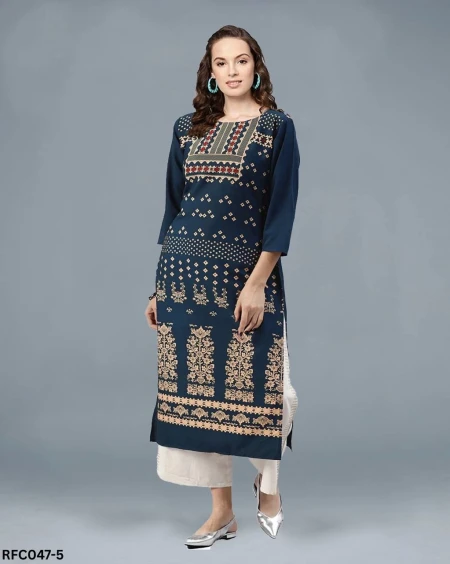 Exclusive Crepe Kurti Collection – Available in 26 Designs!