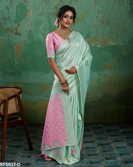 Linen Cotton Saree with Zari Work!