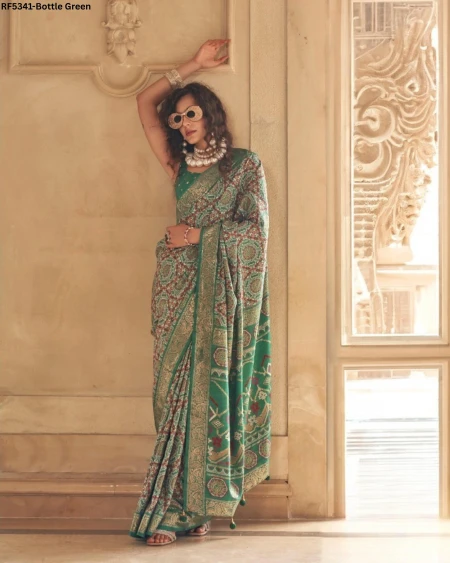 Regal Woven Design in Luxurious PV Silk!