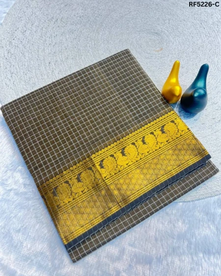 Premium South Cotton Silk Saree-Elegant & Lightweight!