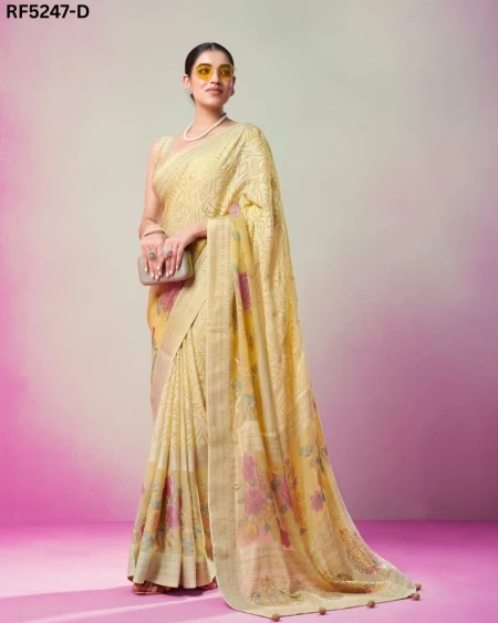 Drape Yourself in Luxury – Burnout Designer Georgette Saree!