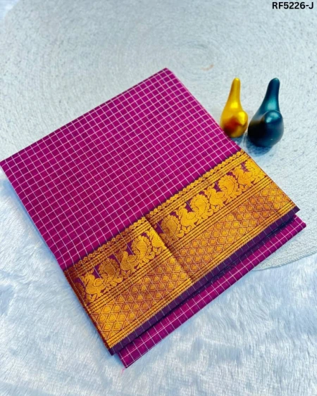 Premium South Cotton Silk Saree-Elegant & Lightweight!