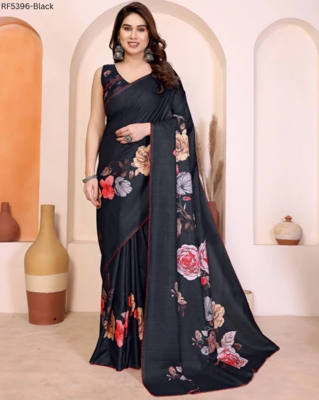 Elegant Manipuri Silk Saree with Kalamkari Digital Print & Arka Work Border!