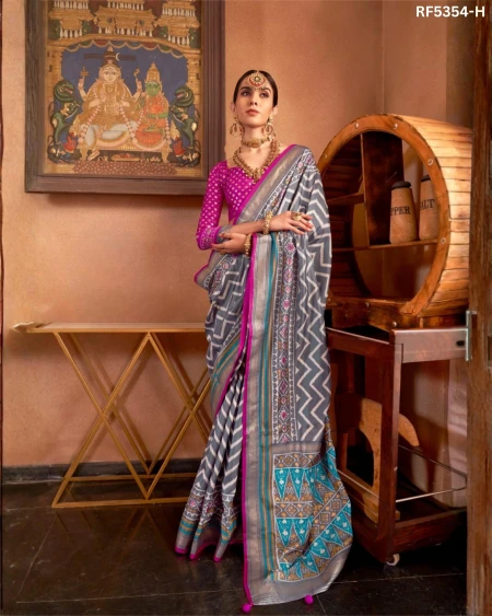 Drape the Joy of Festivals in PV Silk Elegance!