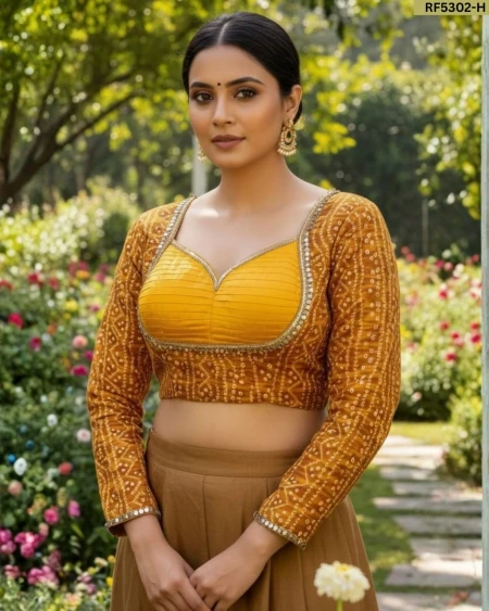 Designer Party Wear Blouse with 3D Embroidery!