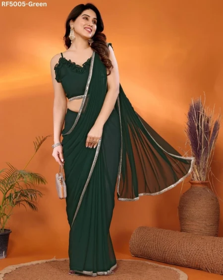 Drape the Sparkle: Real Mirror Work Saree!