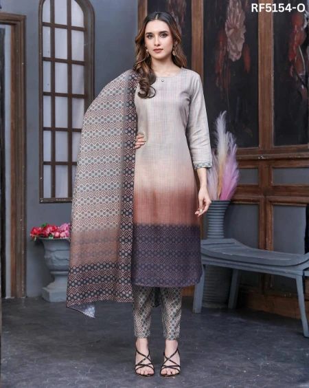 Premium Cotton Blend Printed Kurti Set for Elegant Look!