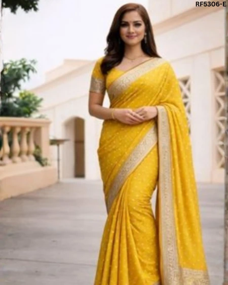 Elegant Pure Viscose Georgette Saree with Jari Weaving Blouse!