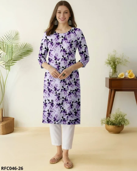 Premium Heavy Crepe Kurti Combo –  40 Designs!