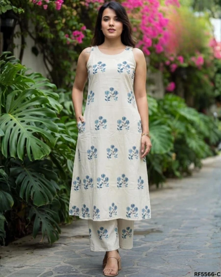 Flex Cotton Printed Kurti Set Daily Wear for Womenr!