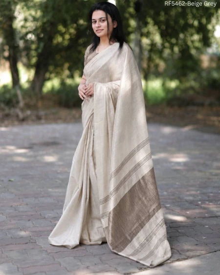 Pure Mysore Silk Soft Linen Elegant Saree!