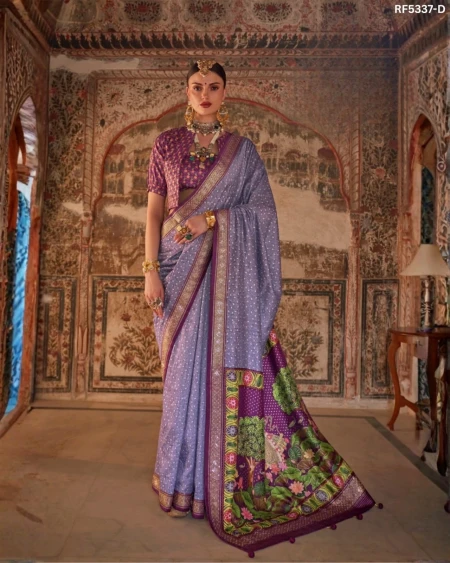 Authentic Bandhni Elegance in Premium PV Silk!