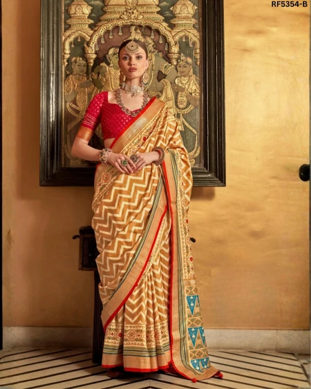 Drape the Joy of Festivals in PV Silk Elegance!