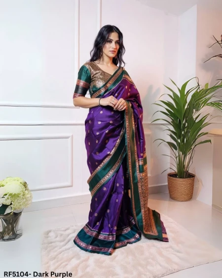 Elegant Soft Litchi Silk Saree with Jacquard Work!