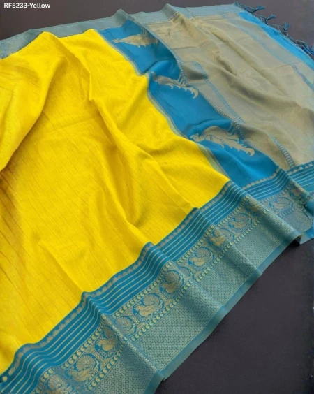 Elegant Kalyani Cotton Saree with Golden Zari Work!