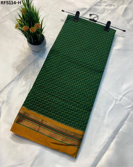 Premium 100% Cotton Silk Saree – 10 Stunning Colours!