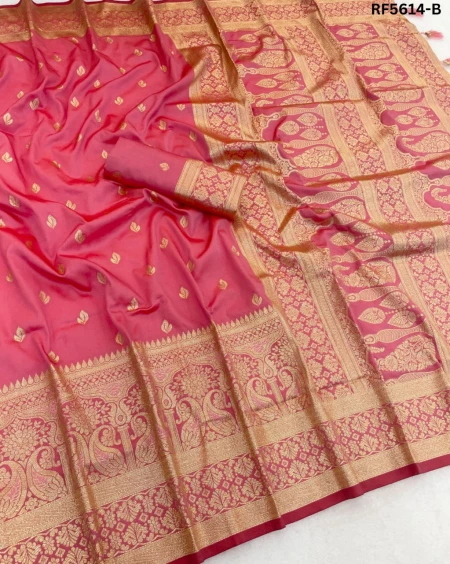 Soft Blend Silk Saree with Zari Weaving!