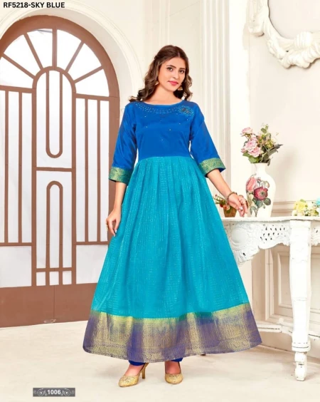 Pure organza and Daman With Hand Work Kids Gown!