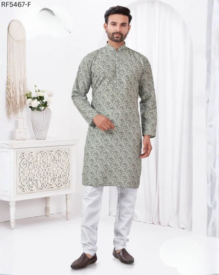 Rayon Cotton Digital Print Kurta Pajama Comfortable Ethnic Wear!