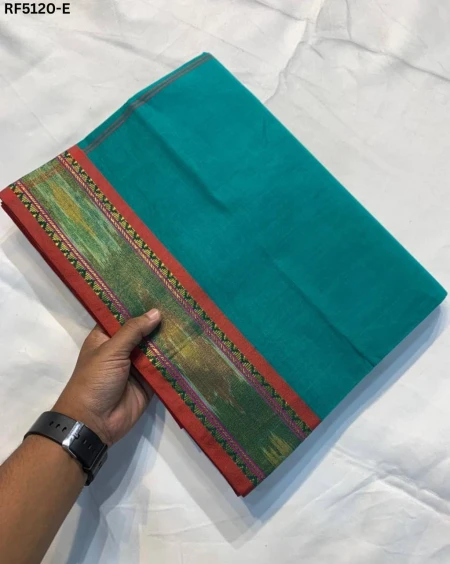 100% Cotton Silk Saree with Exclusive Zari Detailing!