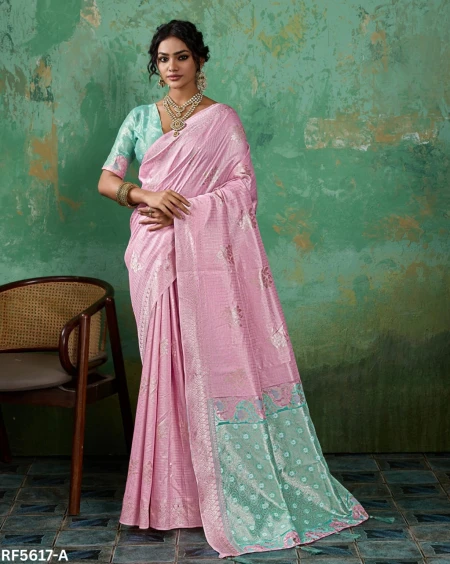 Linen Cotton Saree with Zari Work!
