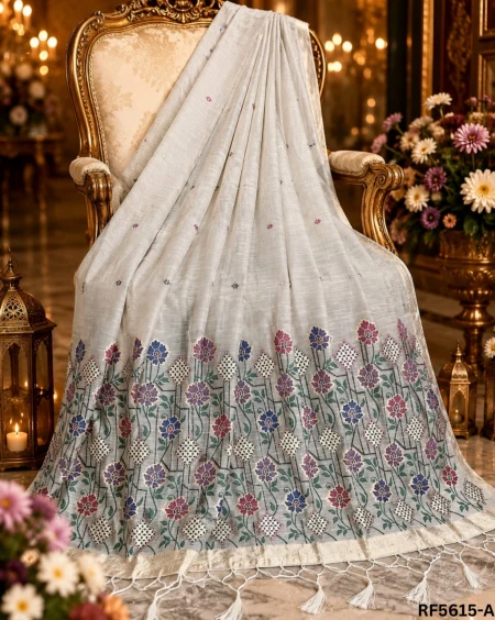 Kalyani Cotton Saree with Zari Work!