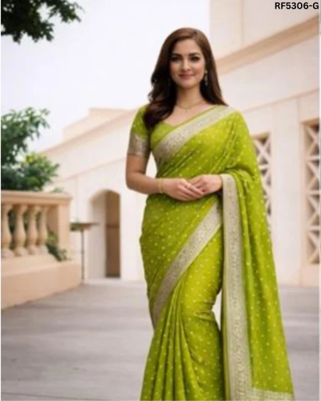 Elegant Pure Viscose Georgette Saree with Jari Weaving Blouse!