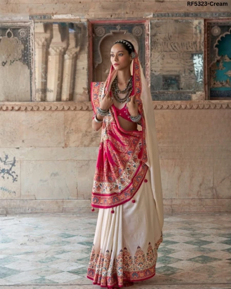 Drape Yourself in Pure Sophistication  P.V Silk Saree!